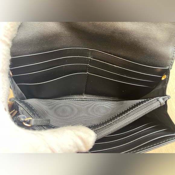 Authentic Gucci Black Marmot Wallet on Chain - Picture 7 of 13